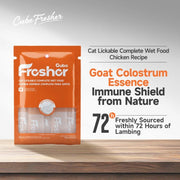 Cube Fresher Cat Lickable Complete Wet Food Chicken Recipe 150g (15g×10)