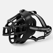 Breathable Reflective Dog Muzzle – Adjustable Soft Plastic Basket Muzzle for Small to Large Dogs
