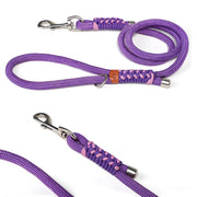 6FT Handcrafted Braided Paracord Dog Leash â€?Heavy-Duty Comfort Padded Leash for Outdoor Adventures