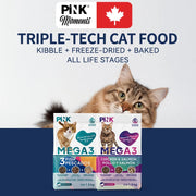 PINK Mega 3 All Life Stage Cat Food - 3 Fish Recipe 1.5kg