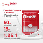 Cube Fresher Cat Lickable Complete Wet Food Chicken & Rabbit Recipe